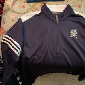 Adidas Golf Quarter Zip L Blue Whistling Straights